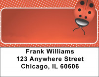 Ladybug Seeing Red Address Labels | LBQBC-89