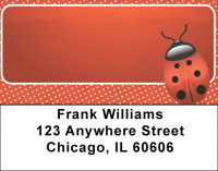 Ladybug Seeing Red Address Labels | LBQBC-89