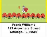 Lucky Ladybug Fairy Address Labels | LBQBC-91