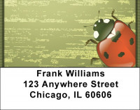 Shabby Chic With Ladybug Address Labels | LBQBC-94