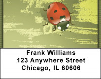 Shabby Chic With Ladybug Address Labels | LBQBC-94