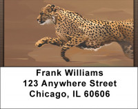 Charging Cheetahs Address Labels | LBQBC-95