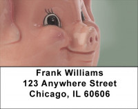 Pig Out Address Labels | LBQBD-09