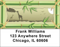 African Moonlight Address Labels | LBQBD-18