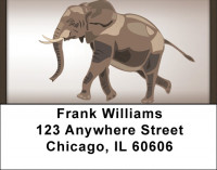 African Wildlife Address Labels | LBQBD-19
