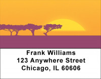Hot Pink Safari Address Labels | LBQBD-20