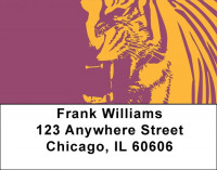 Hot Pink Safari Address Labels | LBQBD-20