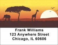 Moons Over Africa Address Labels | LBQBD-22