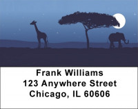 Moons Over Africa Address Labels | LBQBD-22