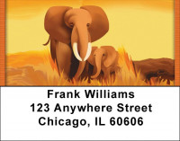 Safari Animals Address Labels | LBQBD-24