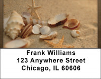 Beachy Treasures Address Labels | LBQBD-30