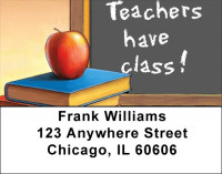 Teachers Have Class Address Labels | LBQBD-66