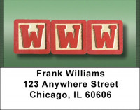 WWW And URL Blocks Address Labels | LBQBD-84