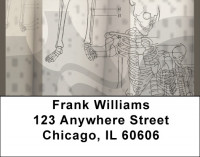 Human Skeletons Address Labels | LBQBD-89