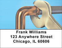 Plumbing Pipes Address Labels | LBQBD-91