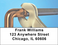 Plumbing Pipes Address Labels | LBQBD-91