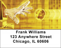 Global Web Of Technology Address Labels | LBQBE-01