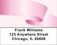Pink Ribbons Of Hope Address Labels | LBQBE-10
