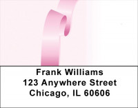 Pink Ribbons Of Hope Address Labels | LBQBE-10