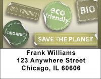 Environmental Stickers Address Labels | LBQBE-14