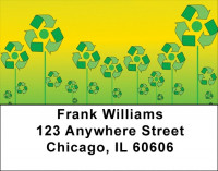 Recycle And Grow Green Address Labels | LBQBE-16