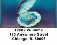Earth Pearl Address Labels | LBQBE-18
