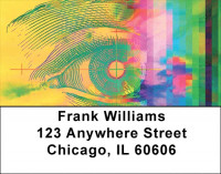 Rainbow Eyes Address Labels | LBQBE-24