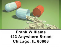High Prescription Drug Costs Address Labels | LBQBE-32