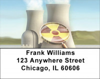 Nuclear Power Address Labels | LBQBE-34