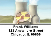 Nuclear Power Address Labels | LBQBE-34
