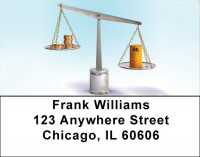 Oil Money Address Labels | LBQBE-35
