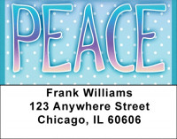 Think Peace Address Labels | LBQBE-36