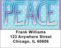 Think Peace Address Labels | LBQBE-36