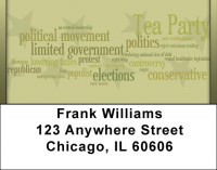 Tea Party Positions Address Labels | LBQBE-38