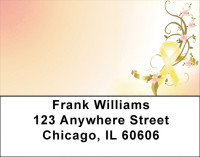 Yellow Ribbons Address Labels | LBQBE-56