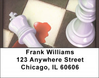 Bloody Chess Address Labels | LBQBE-60
