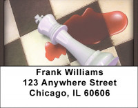 Bloody Chess Address Labels | LBQBE-60