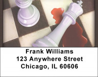 Bloody Chess Address Labels | LBQBE-60