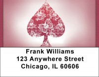 Card Game Symbols Address Labels | LBQBE-67