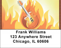 Classic To Rock Guitars Address Labels | LBQBE-72