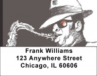 Nights Of Jazz Address Labels | LBQBE-73