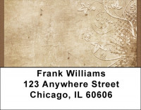 Antique Musical Garden Address Labels | LBQBE-75