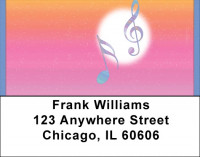 Music travels Address Labels | LBQBE-81