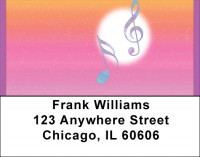 Music travels Address Labels | LBQBE-81