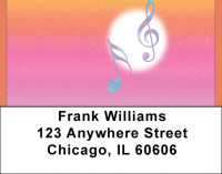 Music travels Address Labels | LBQBE-81