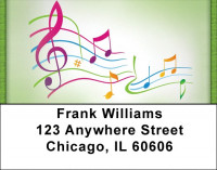 Musical Flow Address Labels | LBQBE-82