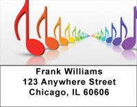 Notes Of Many Colors Address Labels | LBQBE-84