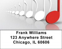 Notes Of Many Colors Address Labels | LBQBE-84