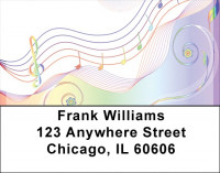 Soft Music Address Labels | LBQBE-88