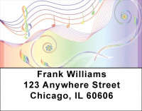 Soft Music Address Labels | LBQBE-88